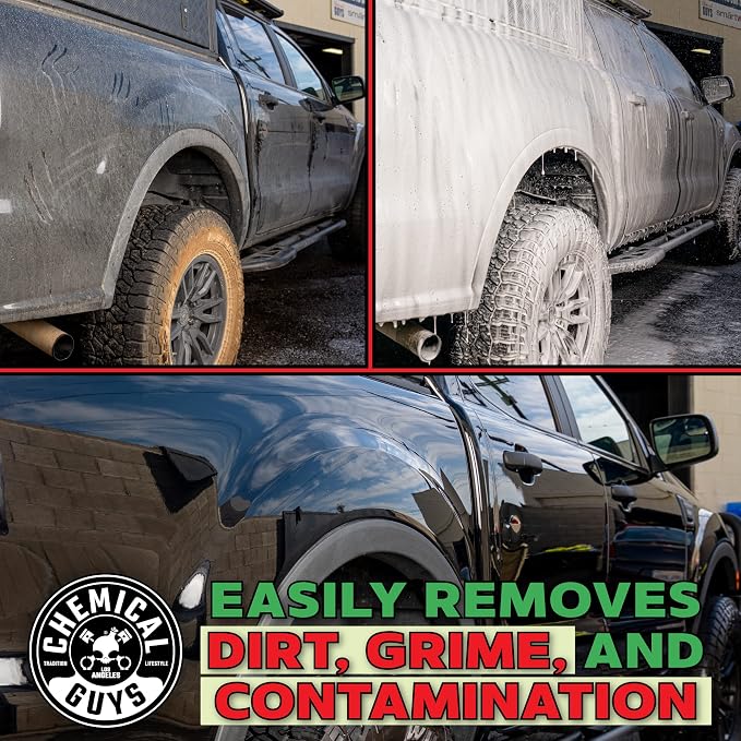 CWS20864 Watermelon Snow Foam Car Wash Soap (Works with Foam Cannons or Bucket Washes) For Cars, Trucks, Motorcycles, RVs & More, 64 fl oz (Half Gallon) Watermelon Scent