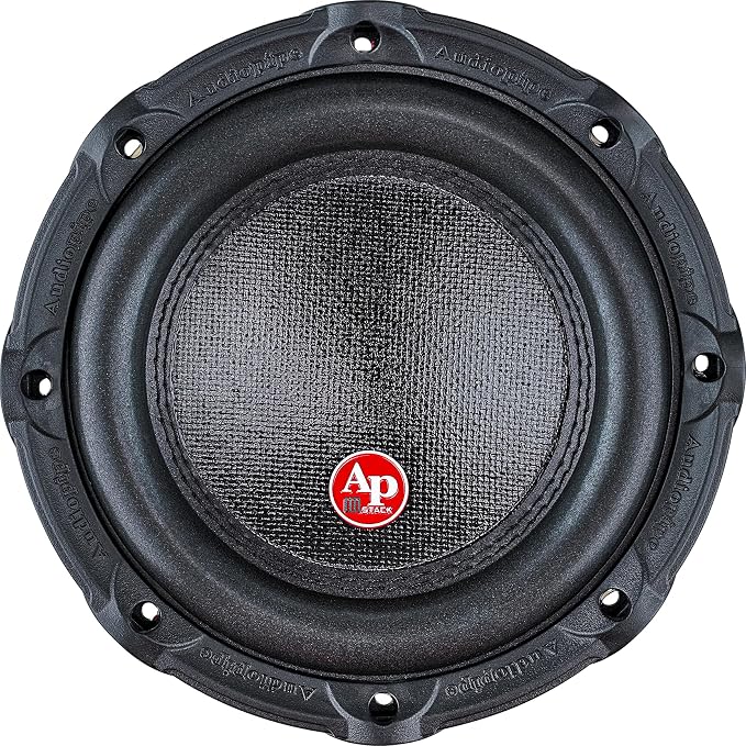 8" Triple Stack Composite Cone Subwoofer (TXX-BDC-III-8), Superior Performance, 500W, 3 Magnets, BASV Voice Coil, Aluminum Basket, Multi-Connect, Non-Press Paper Cone, 2 x 4 Ohms