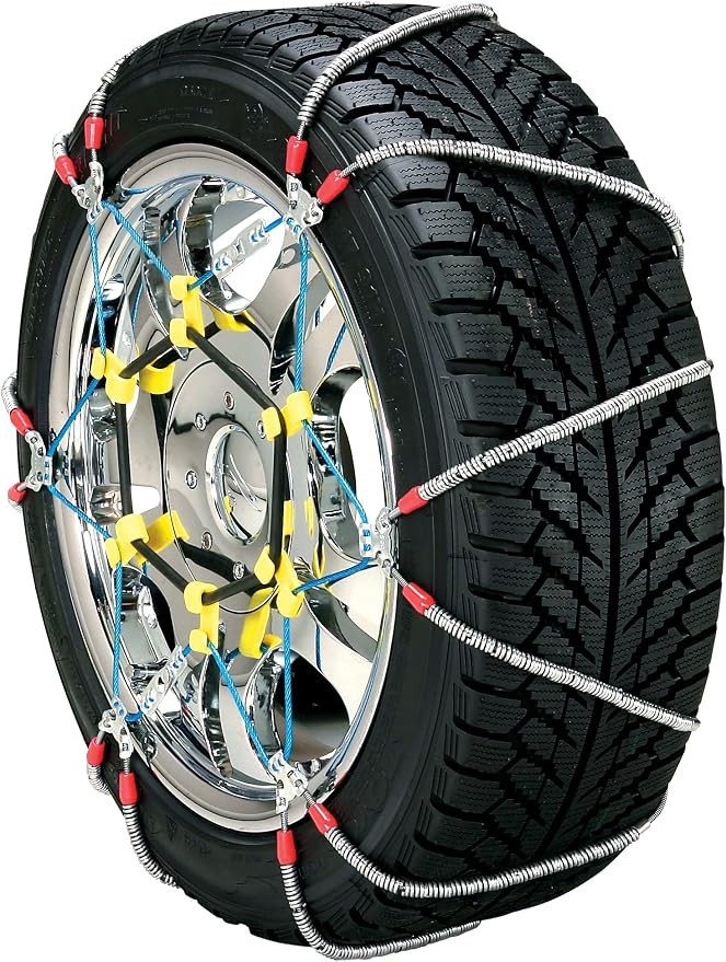 SZ134 Super Z6 Cable Tire Chain for Passenger Cars, Pickups, and SUVs - Set of 2