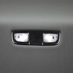 Car ABS Rear Roof Reading Light Lamp Trim Carbon Fiber Interior Decal for 2019-2025 Chevy Silverado | for GMC Sierra 1500 2500 3500 HD 2019-2021 Accessories