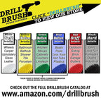Nylon Attachment Set for Bathroom Cleaning - Power Scrubber Brush Kit for Bathtub, Shower, Tile, and Grout - All-Purpose Household Cleaning Brushes for Drill - Electric Grout Cleaner Kit