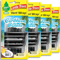 Car Air Freshener | Vent Wrap Provides Long Lasting Scent, Invisibly Fresh | Caribbean Colada, 16 Air Fresheners