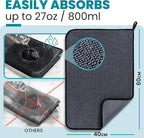 Shiny Wipes XL Drying Towel, The Original, Ultra Absorbent Twisted-Loop Design, Streak-Free Drying Towel, Shiny Wipes Shower Cleaning Cloths (1 Towel)