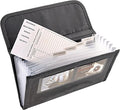 Glove Box Organizer - Insurance and Registration Holder for Car Documents and Paperwork - Expandable Front Seat Organizer with Card Pockets