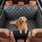 Dog Seat Cover for Backseat, [Ultimate Safe, Comfortable and Large Space] Waterproof 600D Heavy Duty Dog Car Hammock, Release Passenger Seats, Fits Sedan/SUV/Truck, Large Dog Friendly, L