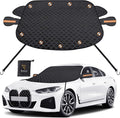 Windshield Snow Cover for Cars, SUVs & Trucks – Magnetic 5-Layer Waterproof Frost Shield | Ice Snow Protector | Winter Car Windshield Cover with Mirror Covers (61.8" x 49.6")