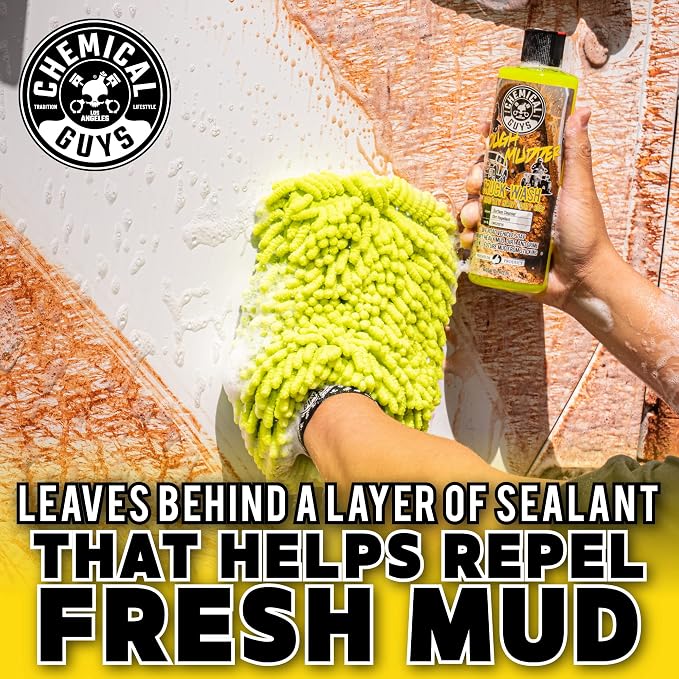 CWS20216 Tough Mudder Foaming Truck, Off Road, ATV and RV Heavy Duty Wash Soap, (Works with Foam Cannons, Foam Guns or Bucket Washes), 16 fl oz, Lemon Scent