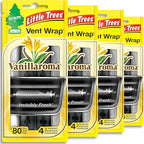 Car Air Freshener | Vent Wrap Provides Long Lasting Scent, Invisibly Fresh | 16 Air Fresheners | Vanillaroma