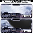 Truck Windshield Cover for Ice and Snow | SUV Snow Cover - Frost Cover Gives Protection from Snow and Ice | Car Cover for Snow | Winter Car Accessories | X-Large 72" x 43"