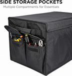 Non-slip Car Organizer, Multi-Use Collapsible Car Storage Box, Portable Auto Cargo Storage Bin for Car SUV Truck, Waterproof Outdoor Camping Picnic Storage Container