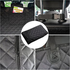 SUV Cargo Liner for Dog Car Seat Cover for Pet Dogs Waterproof Cargo Cover Dog Seat Mat for SUVs Sedans Vans with Bumper Flap Protector, Non-Slip, Black 70"x40"
