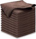 Premium 300GSM Microfiber Cleaning Cloth - 12.5"x12.5" High Performance - 1200 Washes, Ultra Absorbent Microfiber Towels for Cars Undercarriage, Rims & Engine Bay Cleaning - Microfiber Cloth