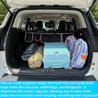 Car Trunk Organizer, Large Capacity Car Storage Bag with 4 Pockets, | Collapsible Backseat Organizer for SUV/MPV/Truck, 40.16" x 11.02"