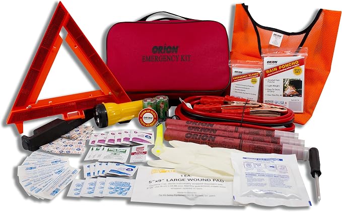 Orion Safety Products 8901 Deluxe Roadside Emergency Kit