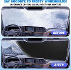 Truck Windshield Cover for Ice and Snow, SUV Snow Cover, Frost Cover Gives Protection from Snow and Ice, Car Cover for Snow, Winter Car Accessories | XX-Large (75" x 43")