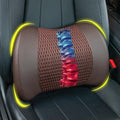 Lumbar Support Pillow for Car, Car Seat Back Support for Driving | Memory Foam Car Lumbar Support for Driving, Car Back Cushion, Adjustable Straps, Lower Back Pillow, Breathable 4D Mesh, Brown