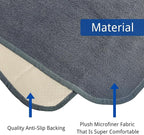 Waterproof Car Seat Cover for Front Seats, Protector for Cars SUVs Trucks, Sweat Towel Seat Covers Bucket for Gym,Workout,Beach,Hiking,Running and Swimming (Grey, 2PCS)