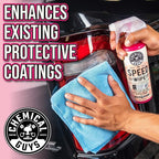 Speed Wipe Quick Detailer - High Gloss, Streak-Free Shine, Detail Spray for Cars, Trucks, Motorcycles, RVs, and More, Safe on Paint, Glass, Wheels, and Trim, Cherry Scent, 128 fl oz