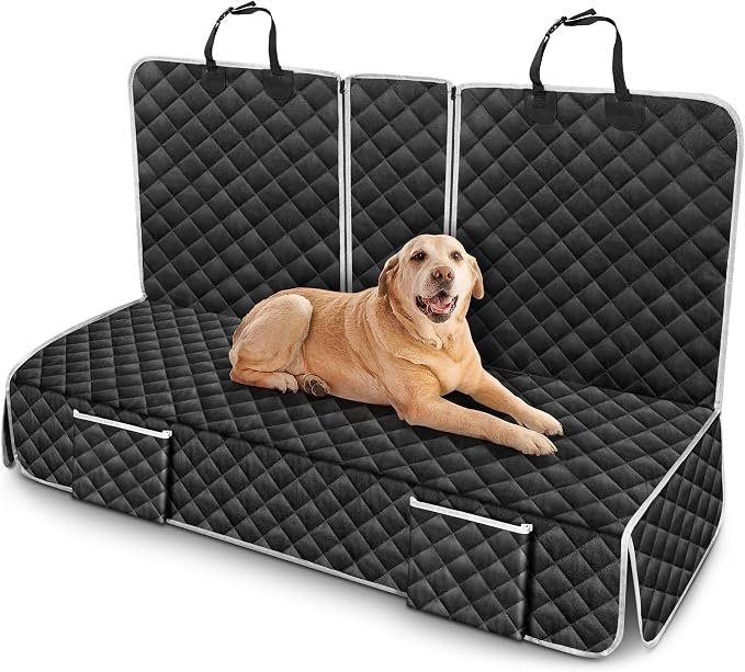 Dog Car Seat Cover Compatible with Toyota Highlander 4Runner 4-Runner Back Seat Accessories, Waterproof Pet Bench Backseat Covers with Non-Slip Backing - 2026 New