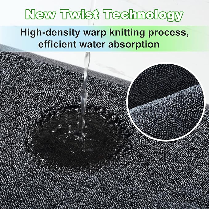 Microfiber Towels for Cars, 35.4" x 23.6" Car Drying Towel, Dark Gray Reusable Car Towel, Quick Drying Car Microfiber Cleaning Cloth for RVs, SUVs, Trucks