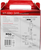 KIT-ZERO 10 Gauge Car Amplifier Install Wiring Kit - Makes Connections and Brings Power to Your Radio, Subwoofers and Speakers