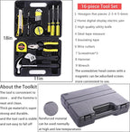 Car Emergency Kit with 11.8ft Jumper Cables, Roadside Safety Kit | Emergency Roadside Kit for Car Tow Strap, Folding Shovel, Emergency Tools Box, Breakdowns Travel for Women Men