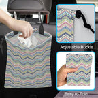 Car Garbage Bag Hanging Car Trash Can for Back Seat with Drawstring