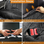 Dog Car Seat Cover for Back Seat Compatible with Subaru Outback Crosstrek Forester Ascent Impreza WRX Legacy BRZ Tribeca Accessories, Waterproof Non-Slip Pet Bench Backseat Covers 2026 New