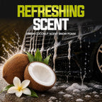 Snow Foam Car Wash Soap & Cleaner Concentrate, Coconut Scent, 1 Gallon - Cleaning Solution for Automotive Vehicles, Vinyl, Aluminum, Wood, & Brick Surfaces, SPX-FCS1G-COC
