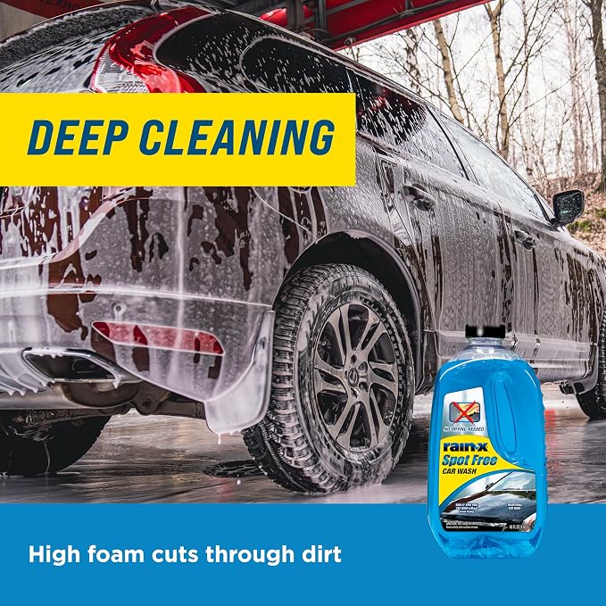620073 - Car Wash Deep Cleaning, High Foam Soap Provides Spot Free Shine with No Towel Or Hand Drying Needed - Car soap for car cleaning and detailing 48 fl oz