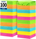 Microfiber Cleaning Cloth, 100 Pack Shop Towels, Micro Fiber Cloth for Cleaning Car, All-Purpose Absorbent Cleaning Rags for Housekeeping, Dust Cloth for Office, Car Wash Towels, 12inx12in