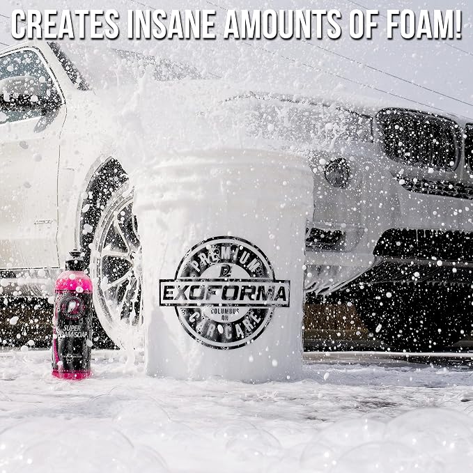Super Foam Soap - High Suds Car Wash, pH Neutral Formulation works great With Foam Cannons, Leaves Behind A Streak Free, No Spot Finish