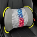 Lumbar Support Pillow for Car, Car Seat Back Support for Driving | Memory Foam Car Lumbar Support for Driving, Car Back Cushion, Adjustable Straps, Lower Back Pillow, Breathable 4D Mesh, Gray