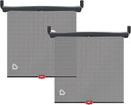 Brica Sun Safety Car Window Shade with Heat Alert, Helps Block UVA/UVB Rays, 2 Pack, Black