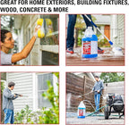 Cleaning 88281 Cleaner, Concentrated Soap Solution for Pressure Washers and Spray Bottles, Use on Concrete, Vinyl Siding, Appliances, Windows, Cars, Fences, Decks, Blue, 1 Gallon