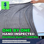 1-Pack Double-Sided Microfiber Towels for Cars Gray 26.8 x 32.3 in | Dual-Sided Design, Ultra Absorbent, Scratch-Free, Streak-Free Finish, Machine Washable