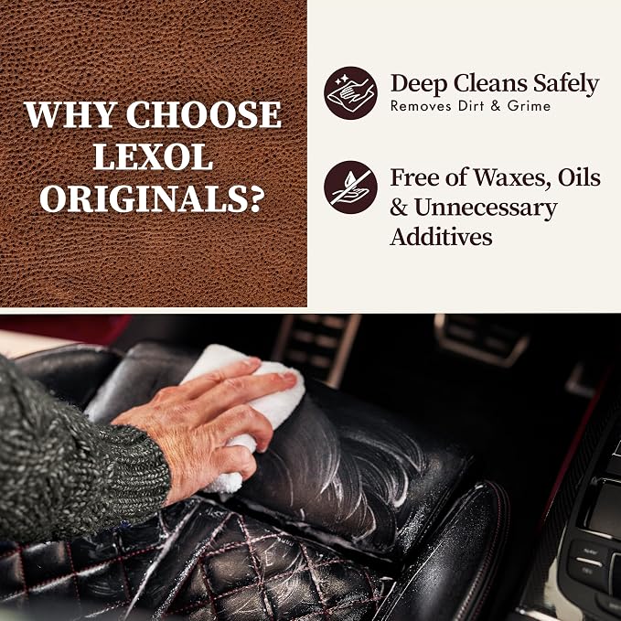 All Leather Cleaner 16.9 oz – Deep Cleaning formula for car interior, couches, furniture, shoes, boots, purses, jackets, gloves, saddles and motorcycle gear