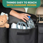 Trunk Hanging Organizer, Backseat Trunk Organizer for SUV, Truck, MPV, Large Capacity Vehicle Storage Bag with Upgraded High-Density Fabric, Space Saving Car Accessories Interior