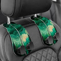 Purse Holder for Car, 2 Pack Heavy Duty Purse Hanger for Car, PU Leather Car Seat Hooks for Purses and Bags, Cute Forest Headrest Organizer for Handbags & Backpacks