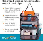 Car Storage Organizer – 3-Bin Hanging Organizer for SUV Trunk or Car Seat | Multipurpose Car Organizer Holds Driving Essentials, Kids Trip Needs or Emergency and Cleaning Supplies