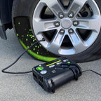 50139 Flat Tire Puncture Emergency Kit, Includes Sealant and Tire Inflator Pump, Analog, Suitable for Cars and Other Highway Vehicles, 10 Min Fix