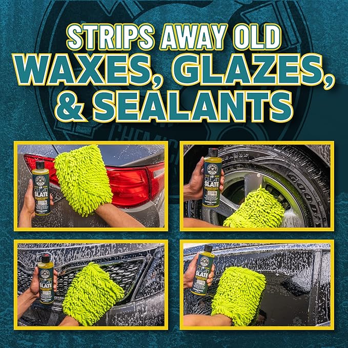 CWS80316 Clean Slate Deep Surface Cleaning Car Wash Soap (Removes Old Car Waxes, Glazes & Sealants for Superior Surface Prep), 16 fl oz, Citrus Scent