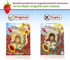 3pcs La Chica Fresita Car Air Freshener - 4 Weeks Long-lasting Strawberry Scent - The Must-have Rear View Mirror Hanging Accesory for Trucks and Vans - Strong & Proudly Mexican Automotive Fragrance