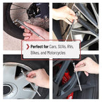 Pencil Tire Pressure Gauge, 5 Pack, 10-75 PSI, Pencil Air Pressure Gauge for Tires