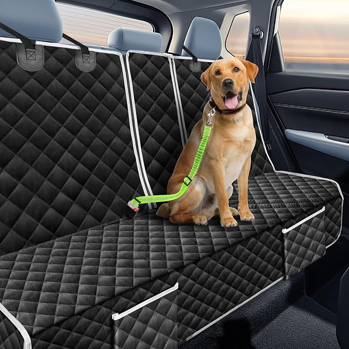 Dog Car Seat Cover Compatible with Toyota Highlander 4Runner 4-Runner Back Seat Accessories, Waterproof Pet Bench Backseat Covers with Non-Slip Backing - 2026 New
