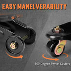 Floor Jack, Hydraulic Portable Car Jack, 2 Ton (3,800 lb) Capacity, Black