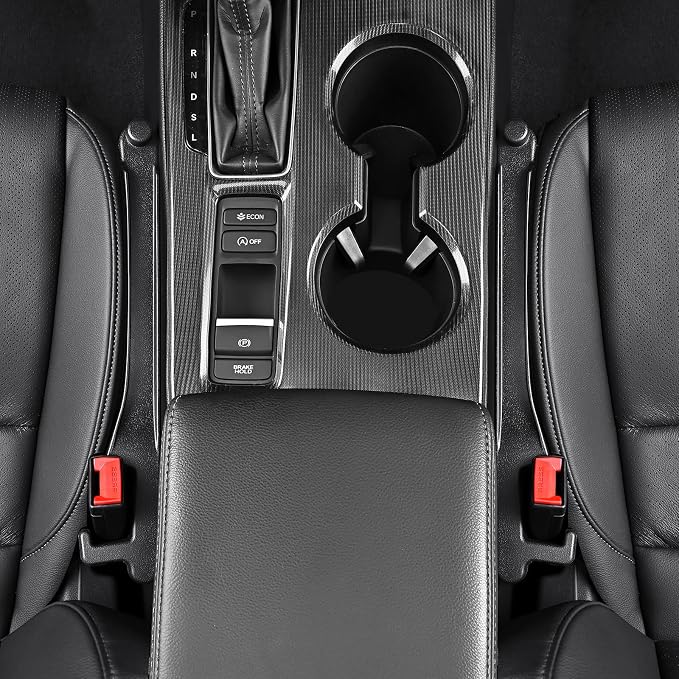Car Seat Gap Filler with Hook, Car Organizers and Storage with Phone Holder, Car Seat Accessories, Car Organizer Fit Sedan SUV Truck-2PCS Black