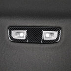 Car ABS Rear Roof Reading Light Lamp Trim Carbon Fiber Interior Decal for 2019-2025 Chevy Silverado | for GMC Sierra 1500 2500 3500 HD 2019-2021 Accessories