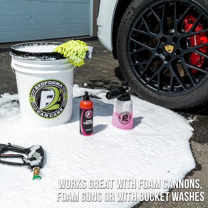 Super Foam Soap - High Suds Car Wash, pH Neutral Formulation works great With Foam Cannons, Leaves Behind A Streak Free, No Spot Finish