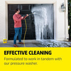 Kärcher House & Siding Cleaner, Removes Dirt, and Grime, Highly Concentrated, Makes up to 40 gal of Cleaner, Readily Biodegradable, For Pressure Washers
